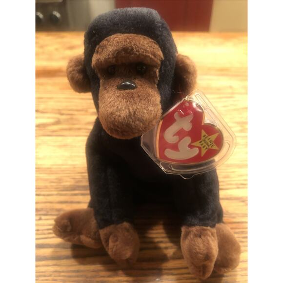 RARE TY RETIRED BEANIE BABY CONGO 1996 TAG ERRORS - Picture 1 of 8